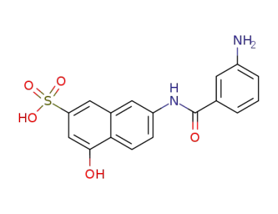 7-(3-amino-benzoylamino)-4-hydroxy-naphthalene-2-sulfonic acid