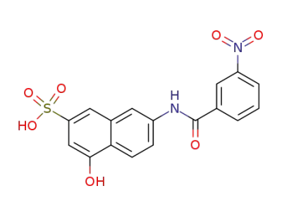 4-hydroxy-7-(3-nitro-benzoylamino)-naphthalene-2-sulfonic acid