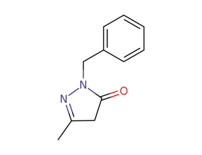 1-benzyl-3-methyl-3-pyrazolin-5-one