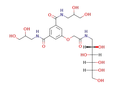 1-[({3,5-bis[[(2,3-dihydroxypropyl)amino]carbonyl]phenoxy}acetyl)amino]-1-deoxy-D-glucitol